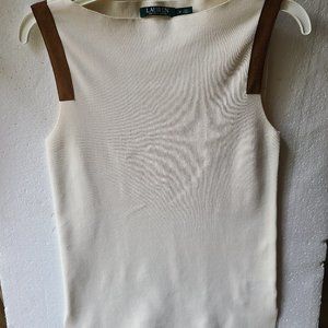 Ralph Lauren cream knit top